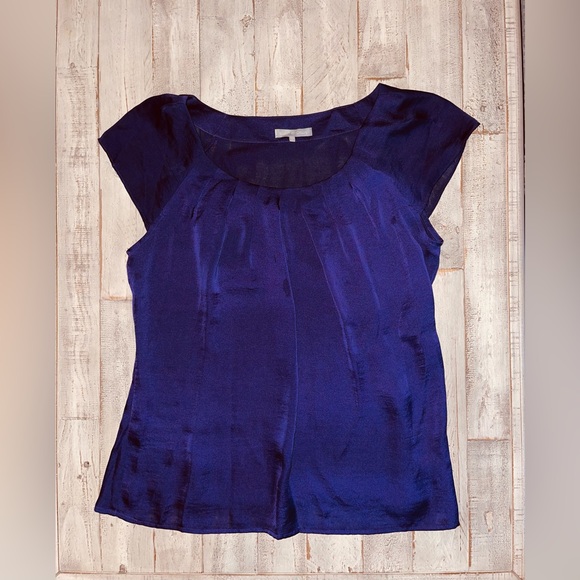 Violet & Claire women’s size medium y2k vintage flowy top - almost a sheer EUC - Picture 6 of 7